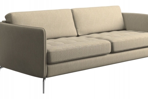 Sofa văng nỉ màu kem SV103